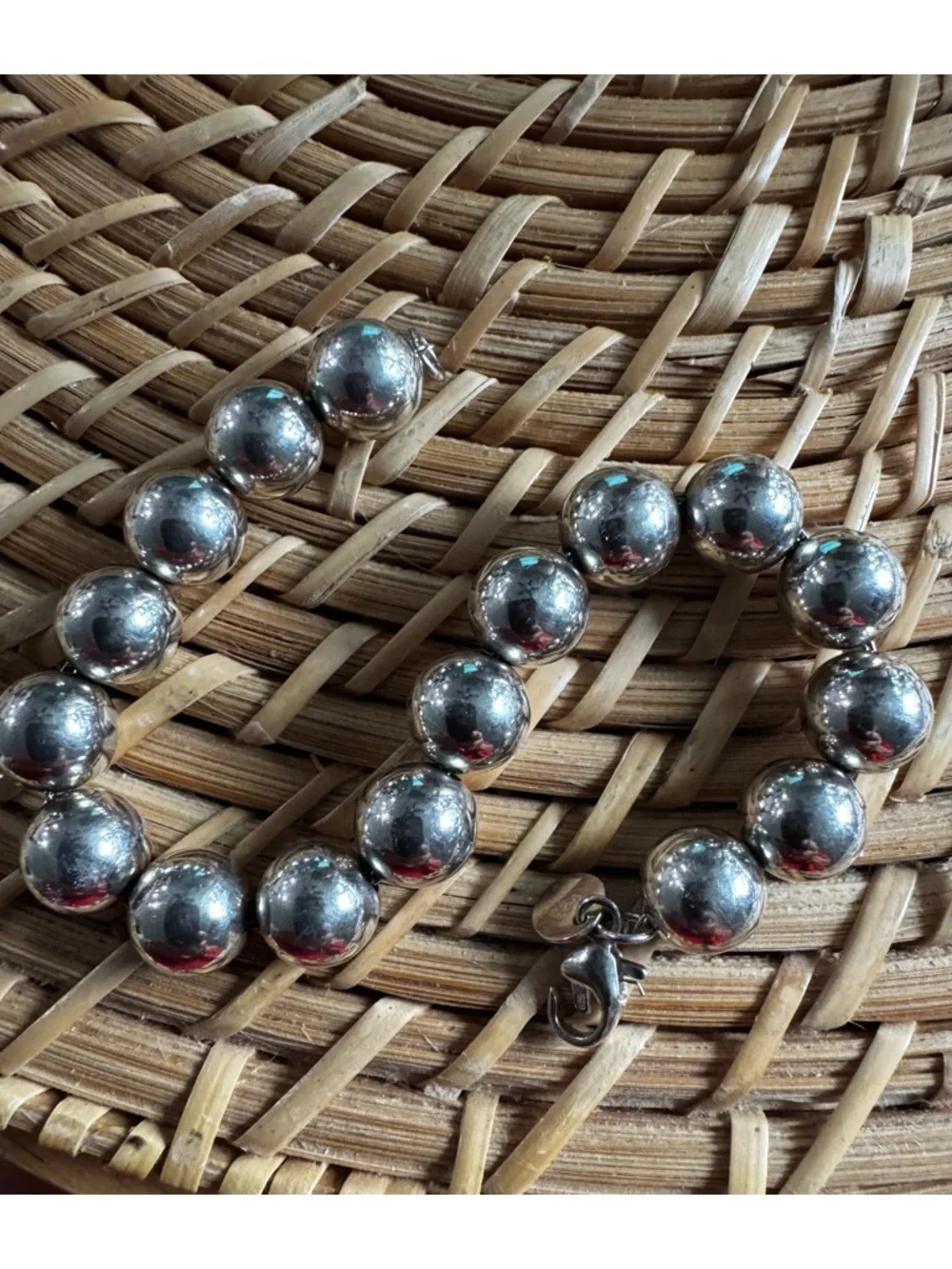 TIFFANY & CO CLASSIC 10MM BEADED BALL BRACELET - Picture 6 of 16